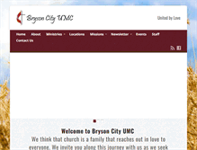 Tablet Screenshot of brysoncityumc.org